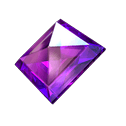 Violet gemstone